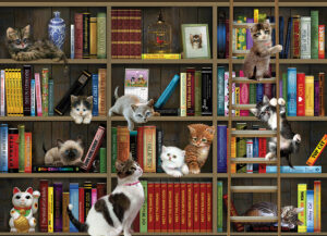 Cobble Hill – Kitty Librarians – 1000 bitar