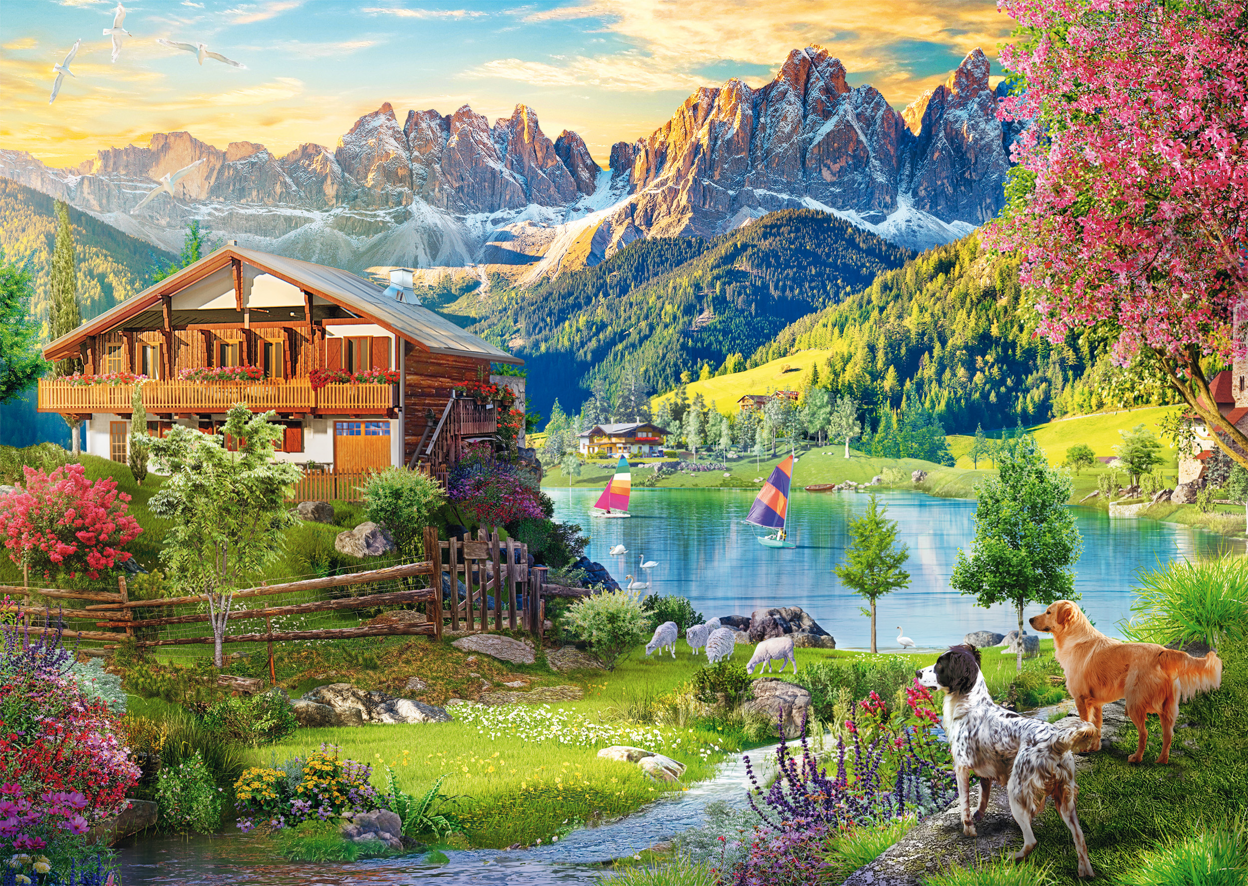 Schmidt - Relaxing in the Dolomites - 1000 bitar