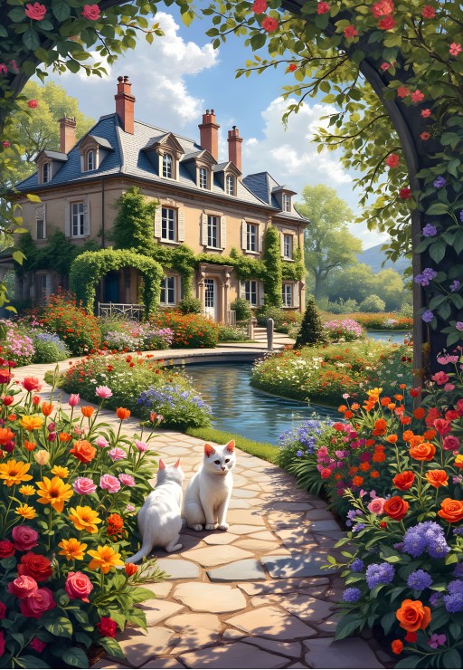 Alipson - The Cottage's Flowering Arch - 1000 bitar