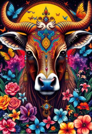 Alipson – The Cow and the Flower Secret – 1000 bitar