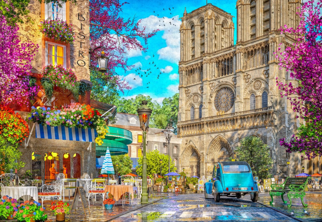 Bluebird - Notre Dame Afternoon - 1000 bitar