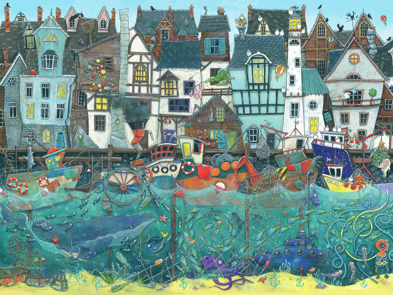 Ravensburger - Ship/Habour - 1500 bitar