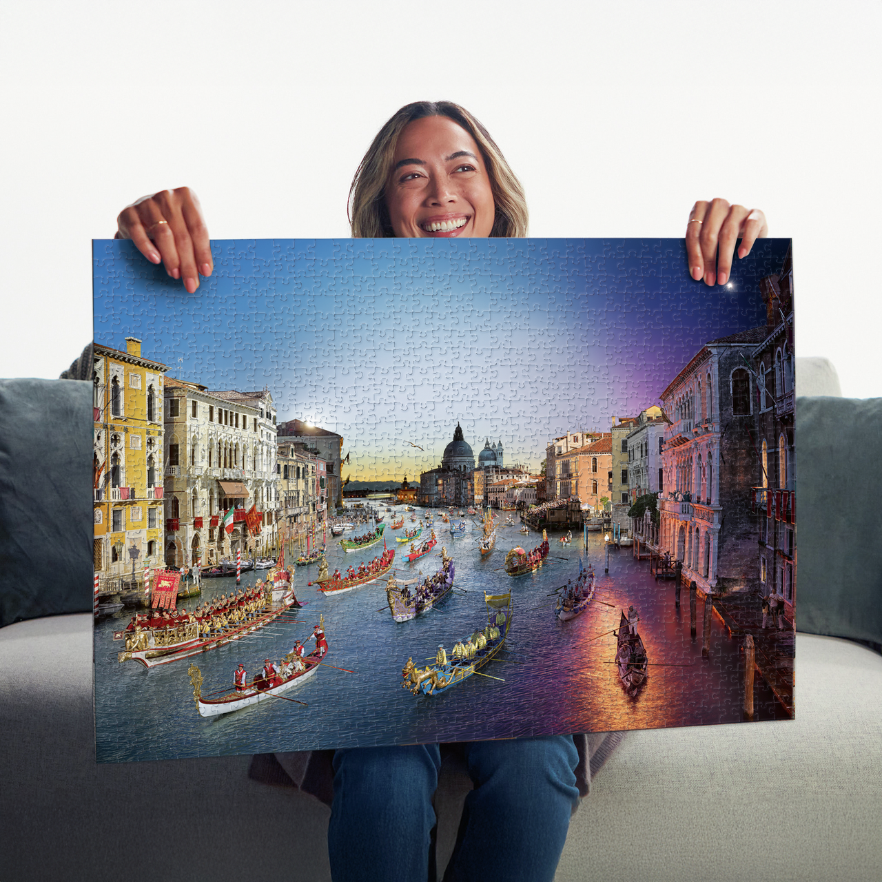 Ravensburger - Venice Day to Night - 1000 bitar - Bild 3