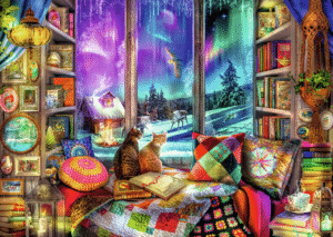 Ravensburger – The Winter Reading Nook – 1000 bitar