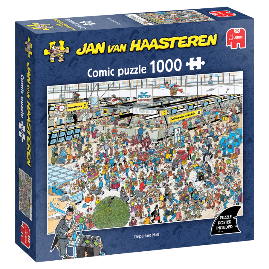 Jan Van Haasteren - Departure Hall - 1000 Bitar