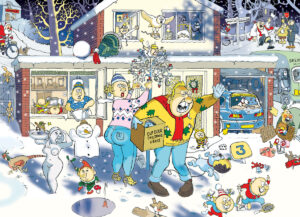 Wasgij – Christmas 9 – A Bright Christmas Night! – 1000 bitar