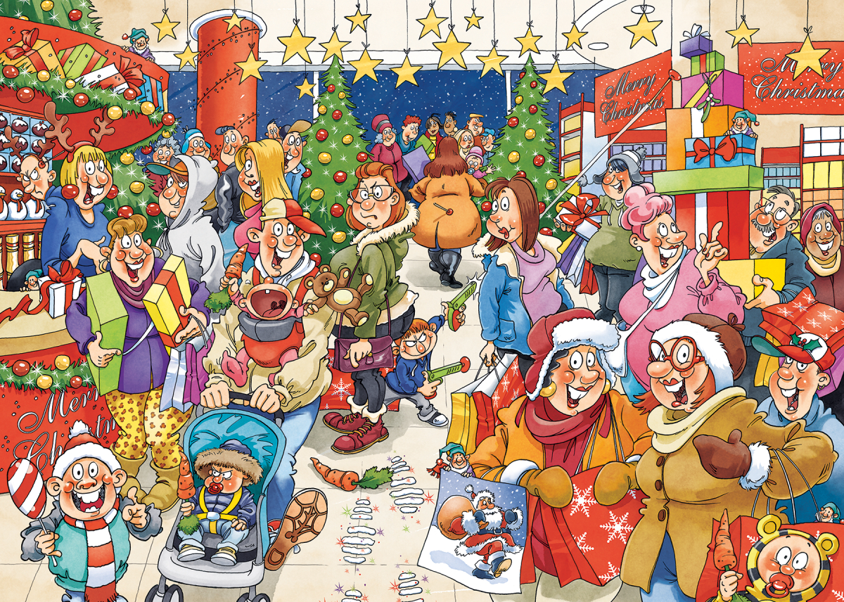 Wasgij - Christmas 10 - Mystery Shopper! - 1000 bitar