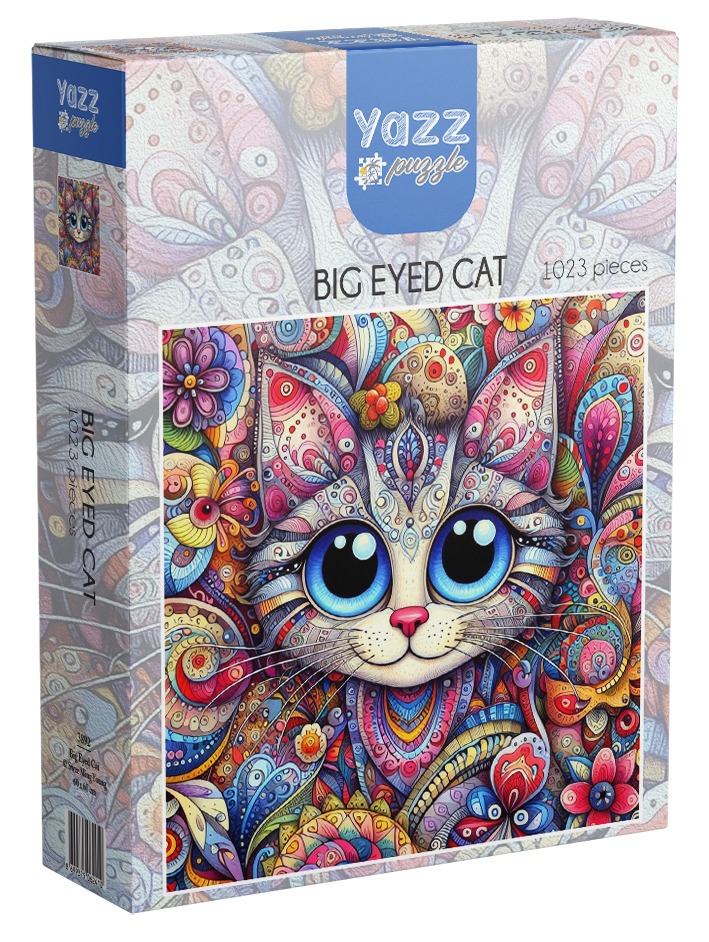 Yazz Puzzle - Big Eyed Cat - 1000 bitar