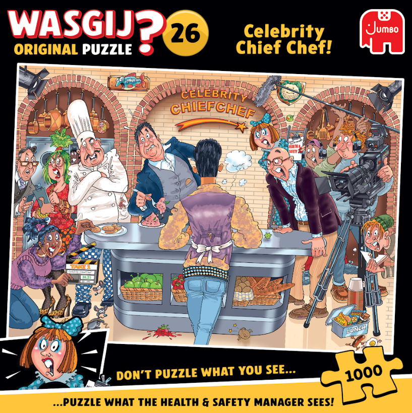 Wasgij - Original 26 - Celebrity Chief Chef! - 1000 bitar