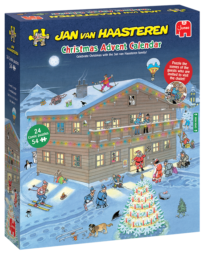 Jan Van Haasteren - Christmas Advent Calendar 2025 - 24 x 54 bitar