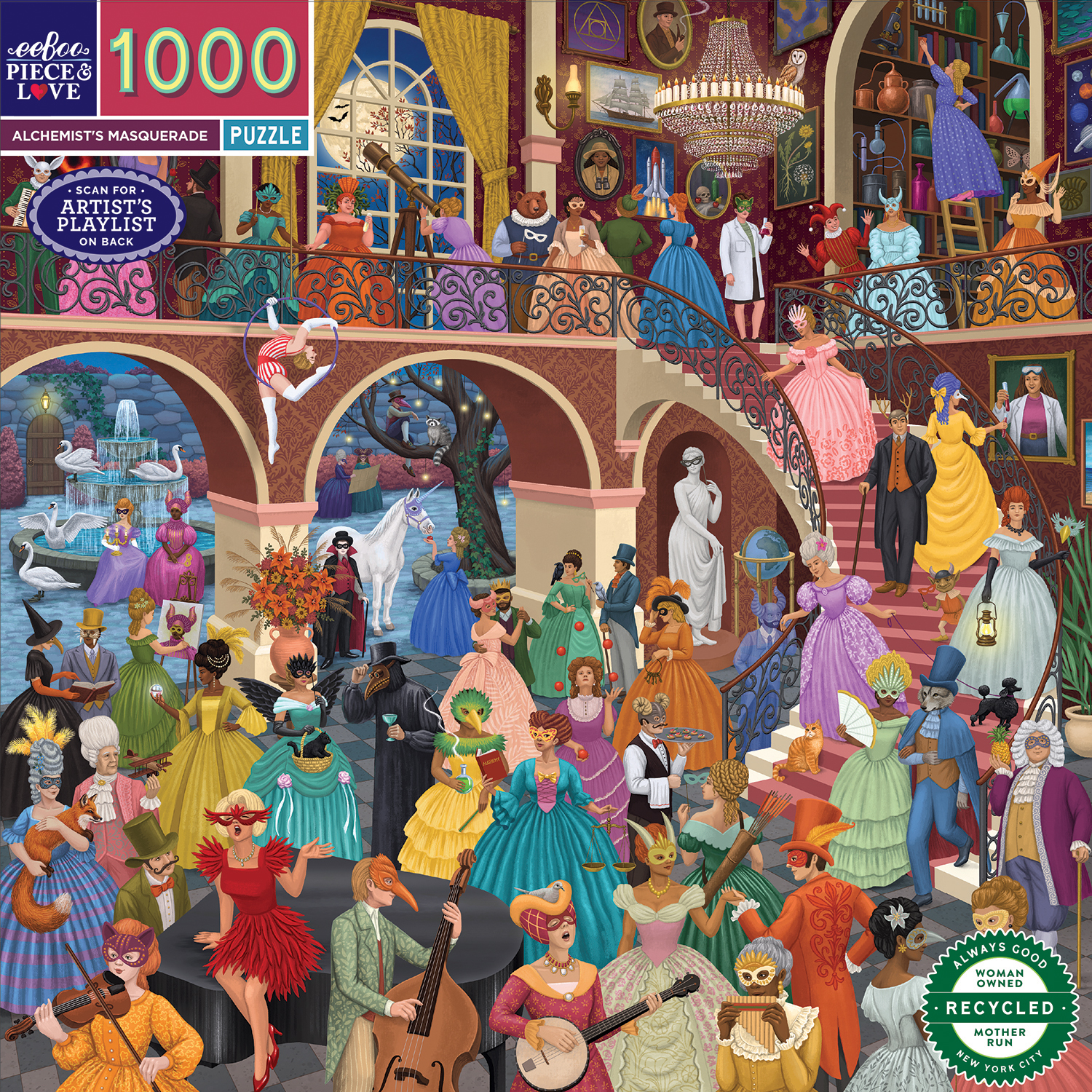 Eeboo - Alchemist´s Masquerade - 1000 bitar