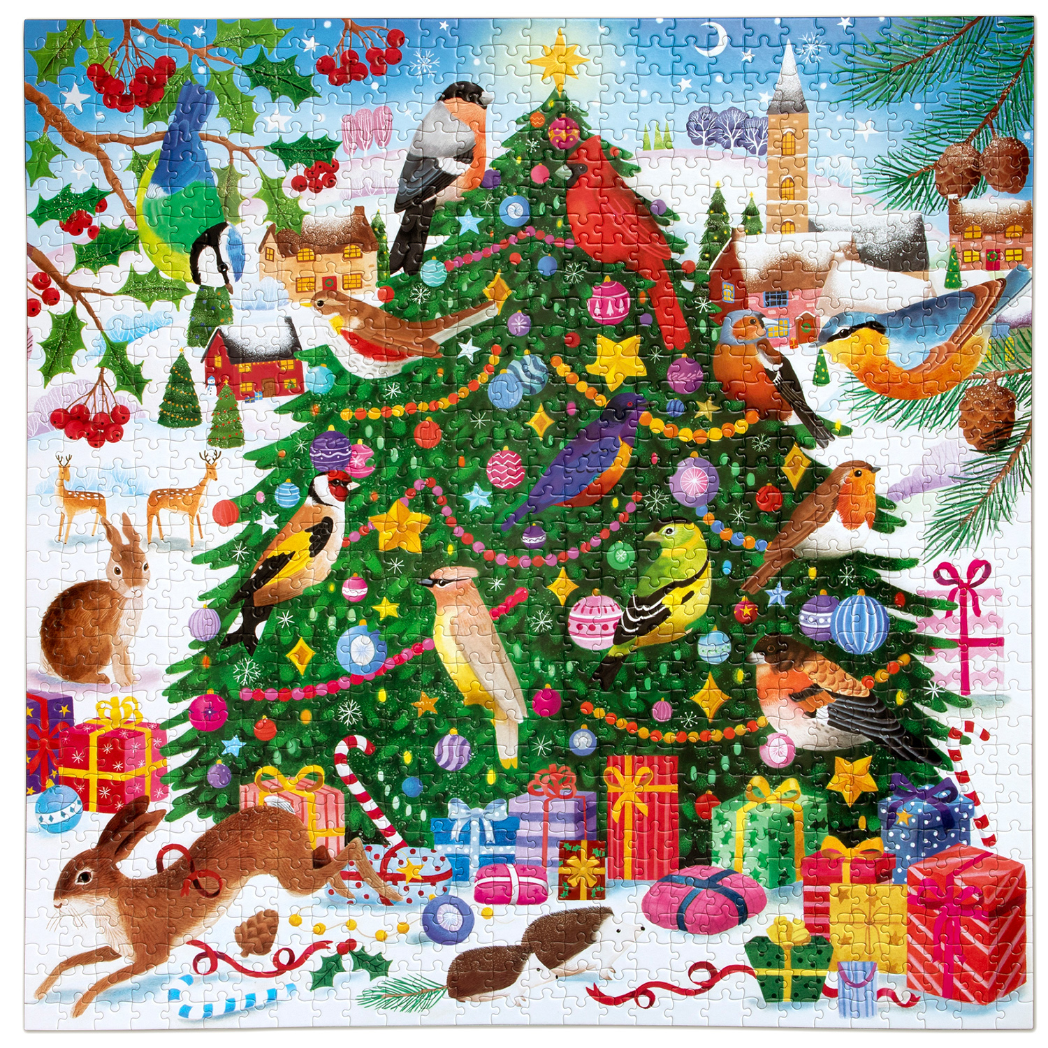 Eeboo - Christmas Songbirds - 1000 bitar