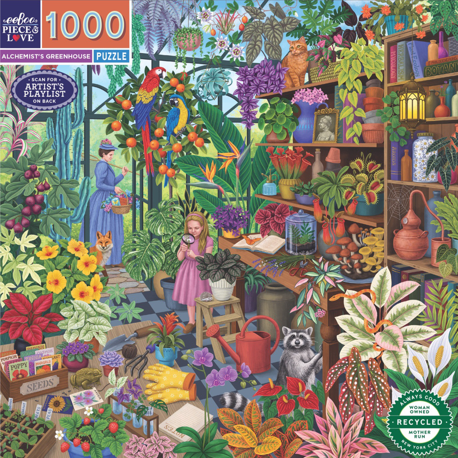 Eeboo - Alchemist´s Greenhouse - 1000 bitar