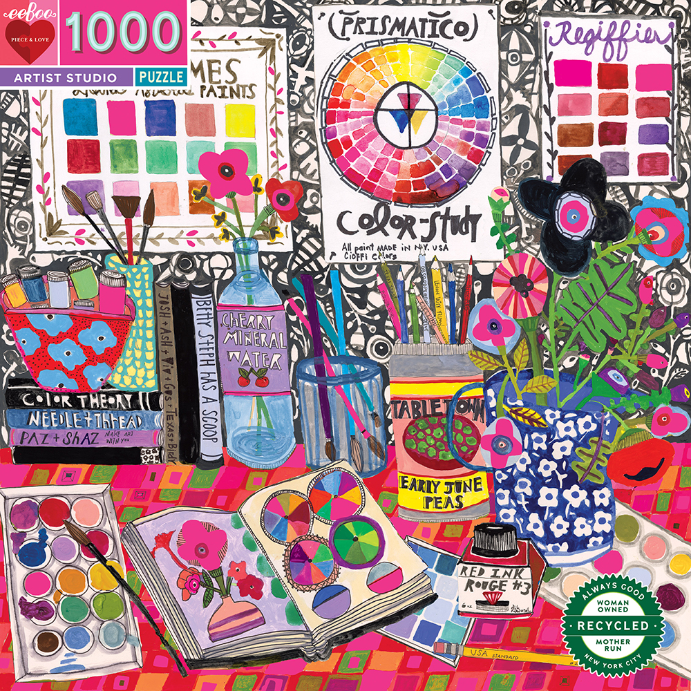 Eeboo - Artist Studio - 1000 bitar