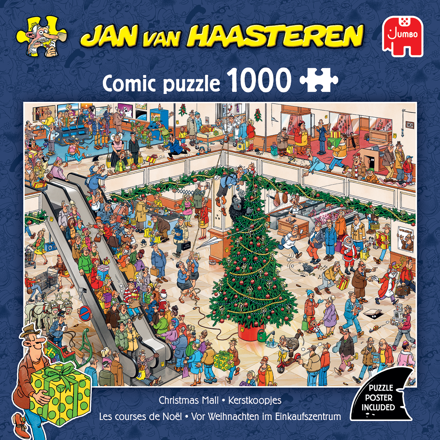 Jan Van Haasteren - Christmas Mall - 1000 Bitar