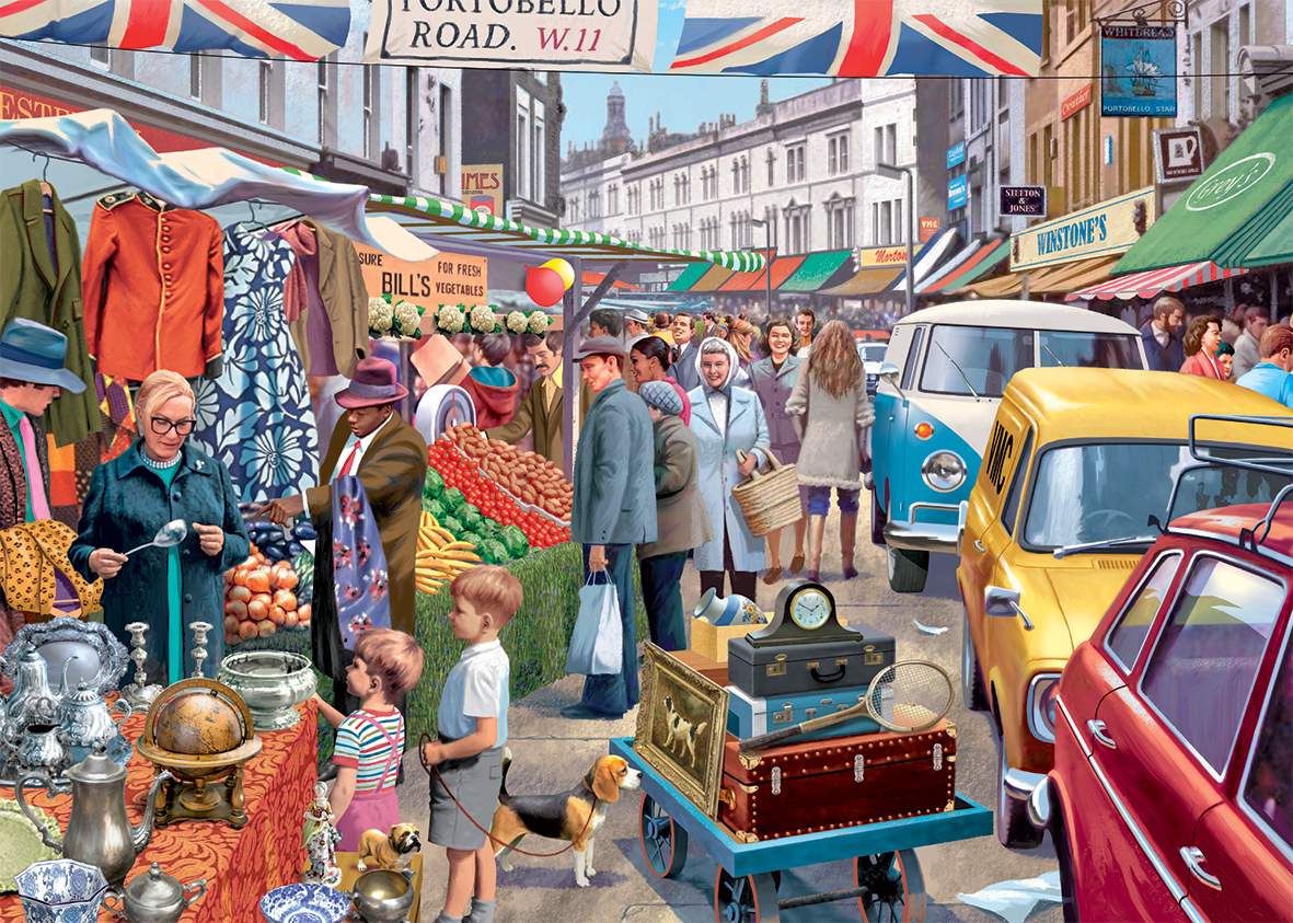 Falcon - Portobello Road Market - 1000 bitar
