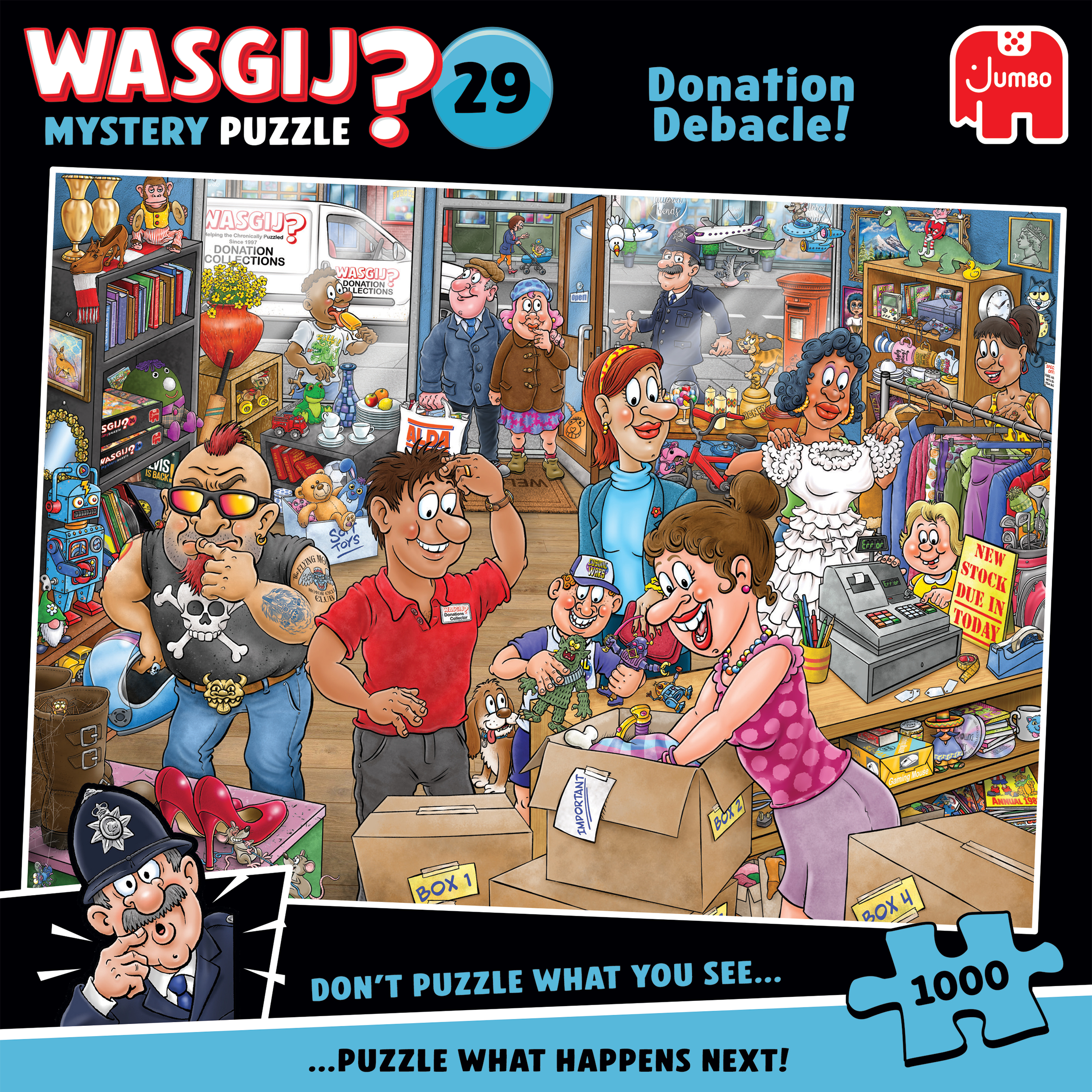 Wasgij - Mystery 29 - Donation Debacle! - 1000 bitar