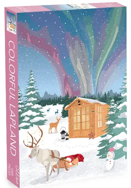 Olleo Puzzles - Colorful Lapland - 1000 bitar