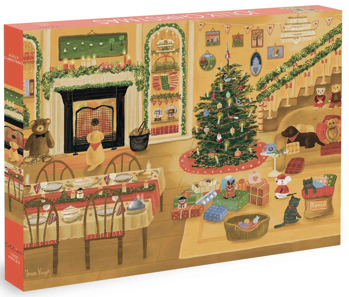 Olleo Puzzles - Jolly Christmas - 1000 bitar