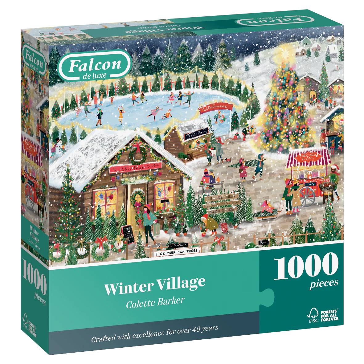 Falcon - Winter Village - 1000 bitar