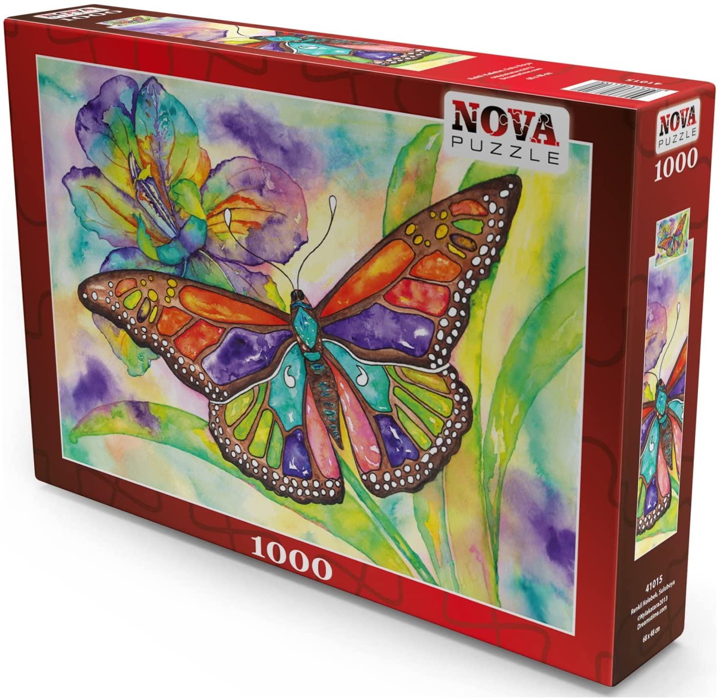 Nova - Colorful Butterfly Aquarel - 1000 bitar