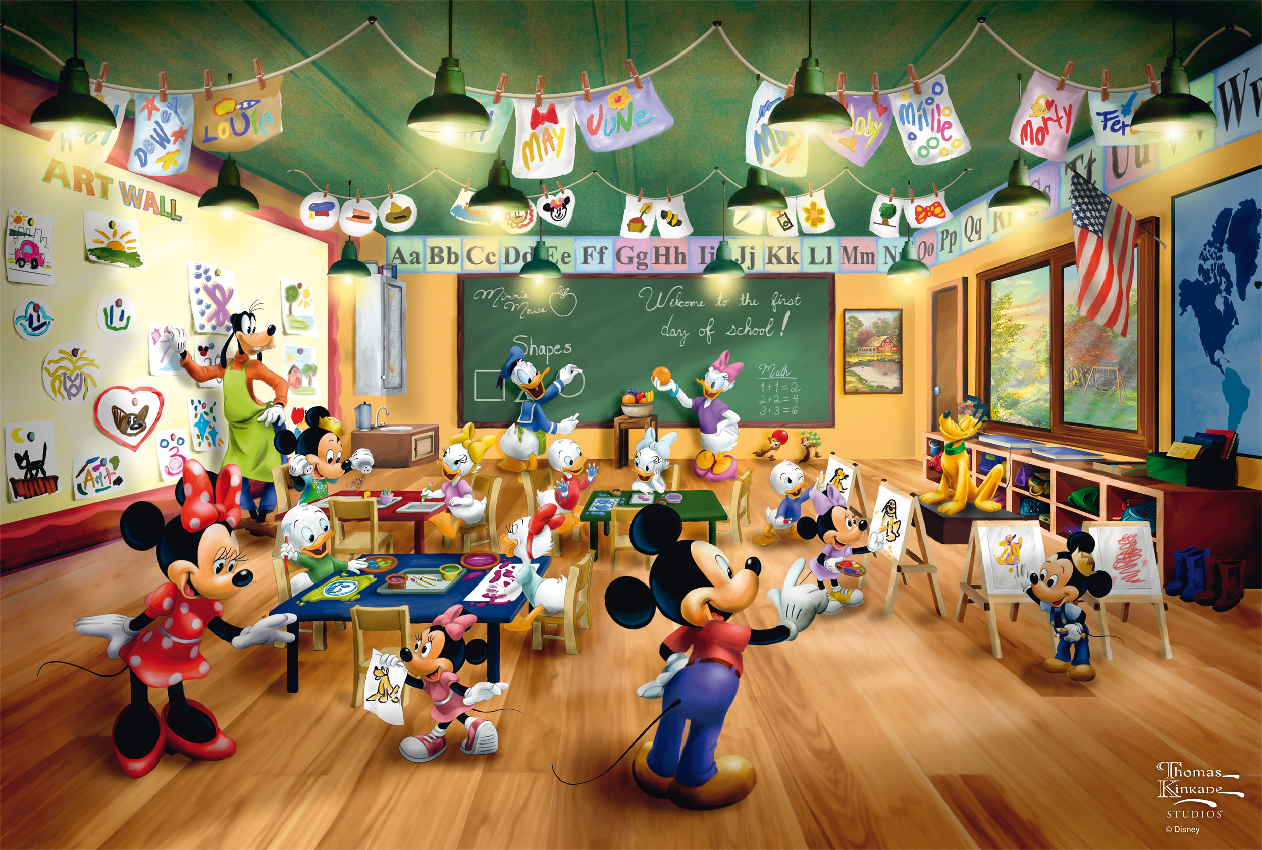 Schmidt - Disney Mickey and Minnie Schoolhouse - 200 bitar