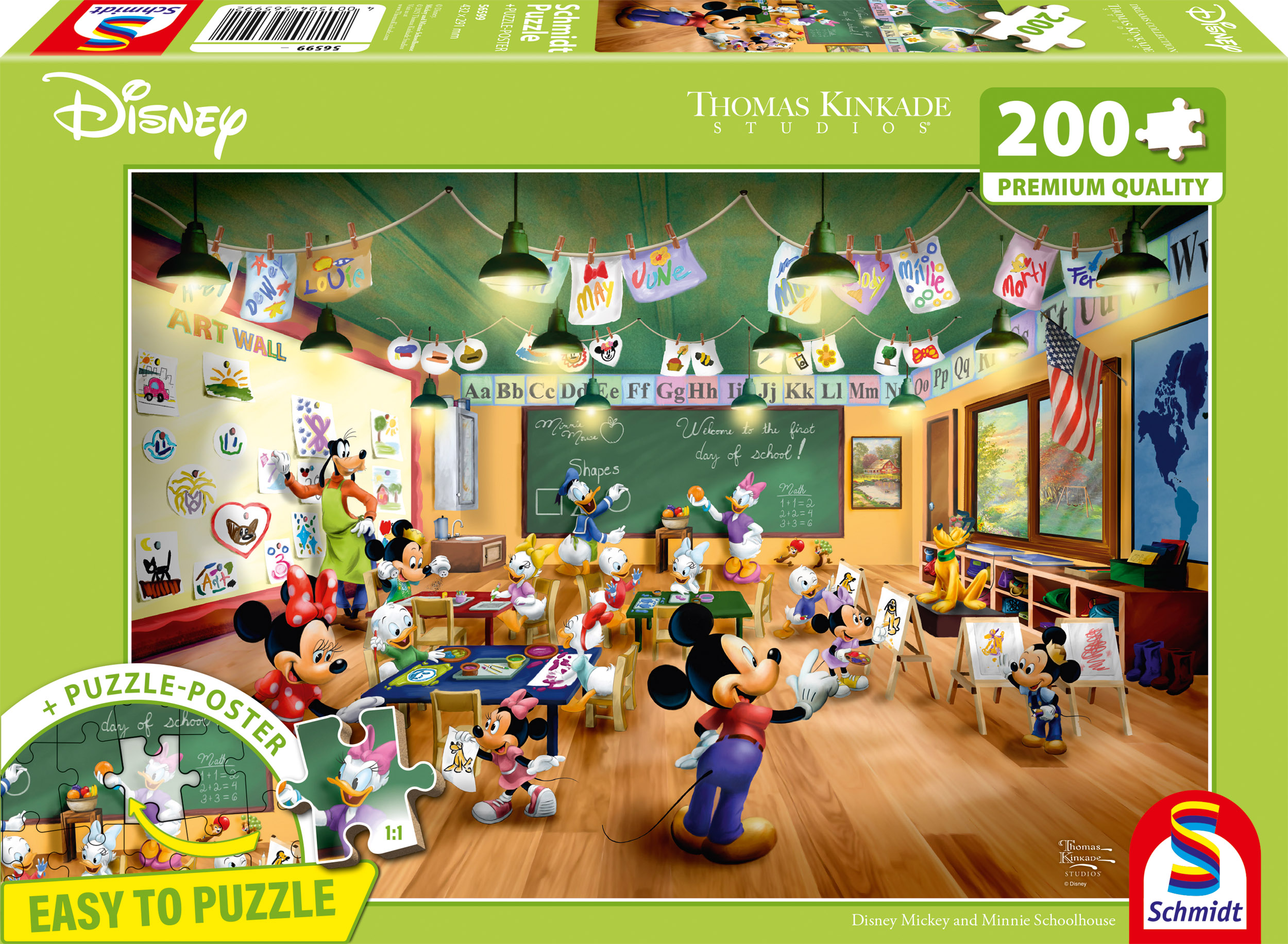 Schmidt - Disney Mickey and Minnie Schoolhouse - 200 bitar