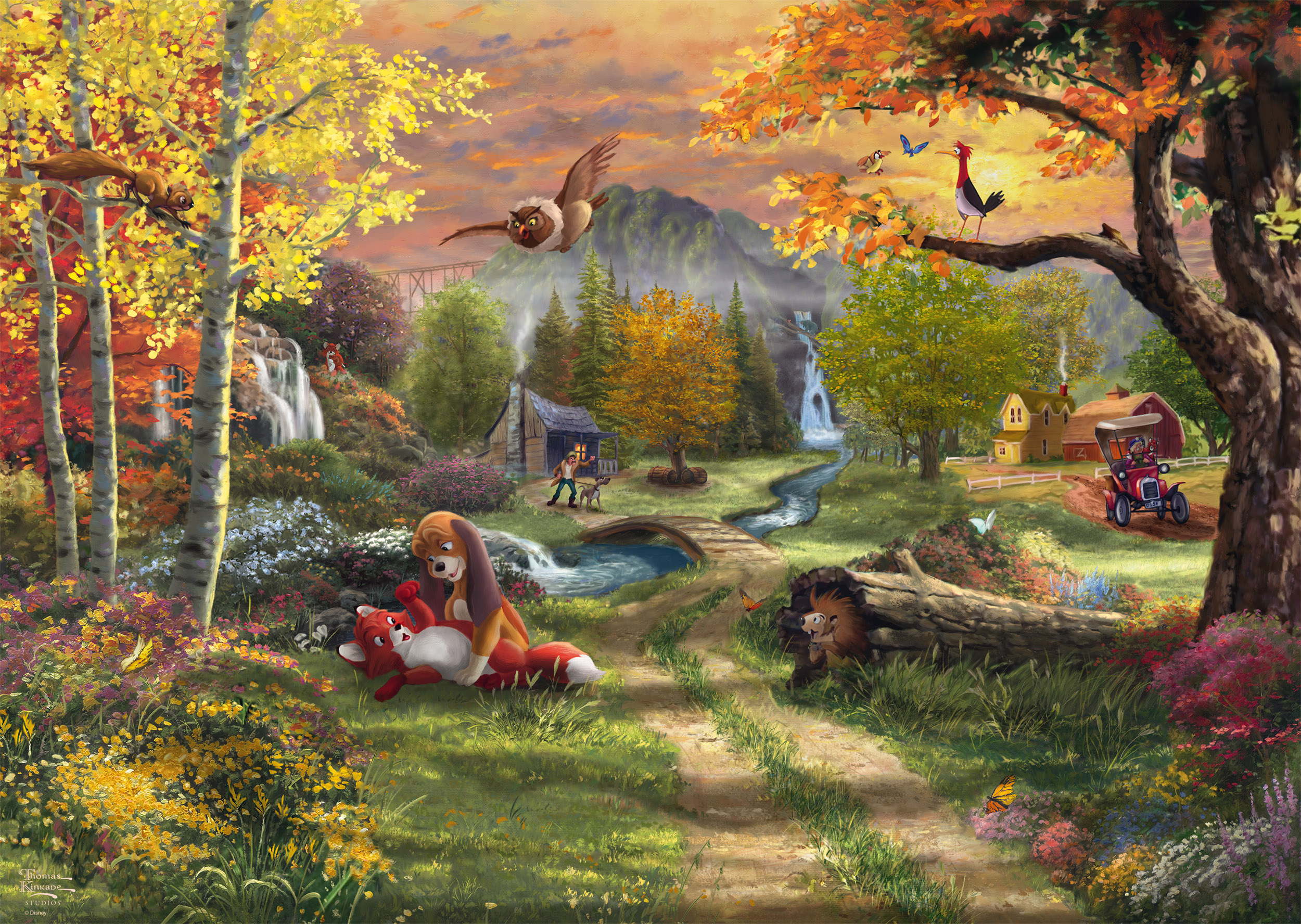 Schmidt - Disney - Fox and Hound - 1000 bitar