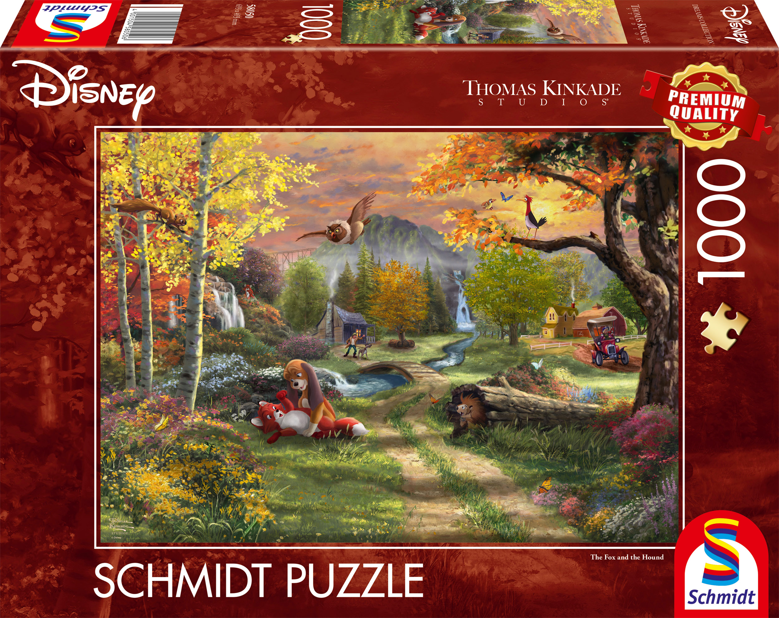 Schmidt - Disney - Fox and Hound - 1000 bitar