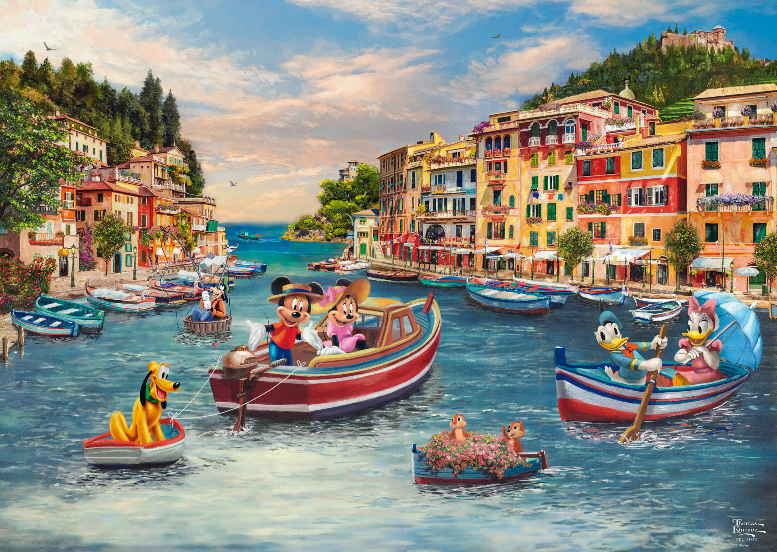 Schmidt - Disney - Mickey and Minne in Italy - 1000 bitar