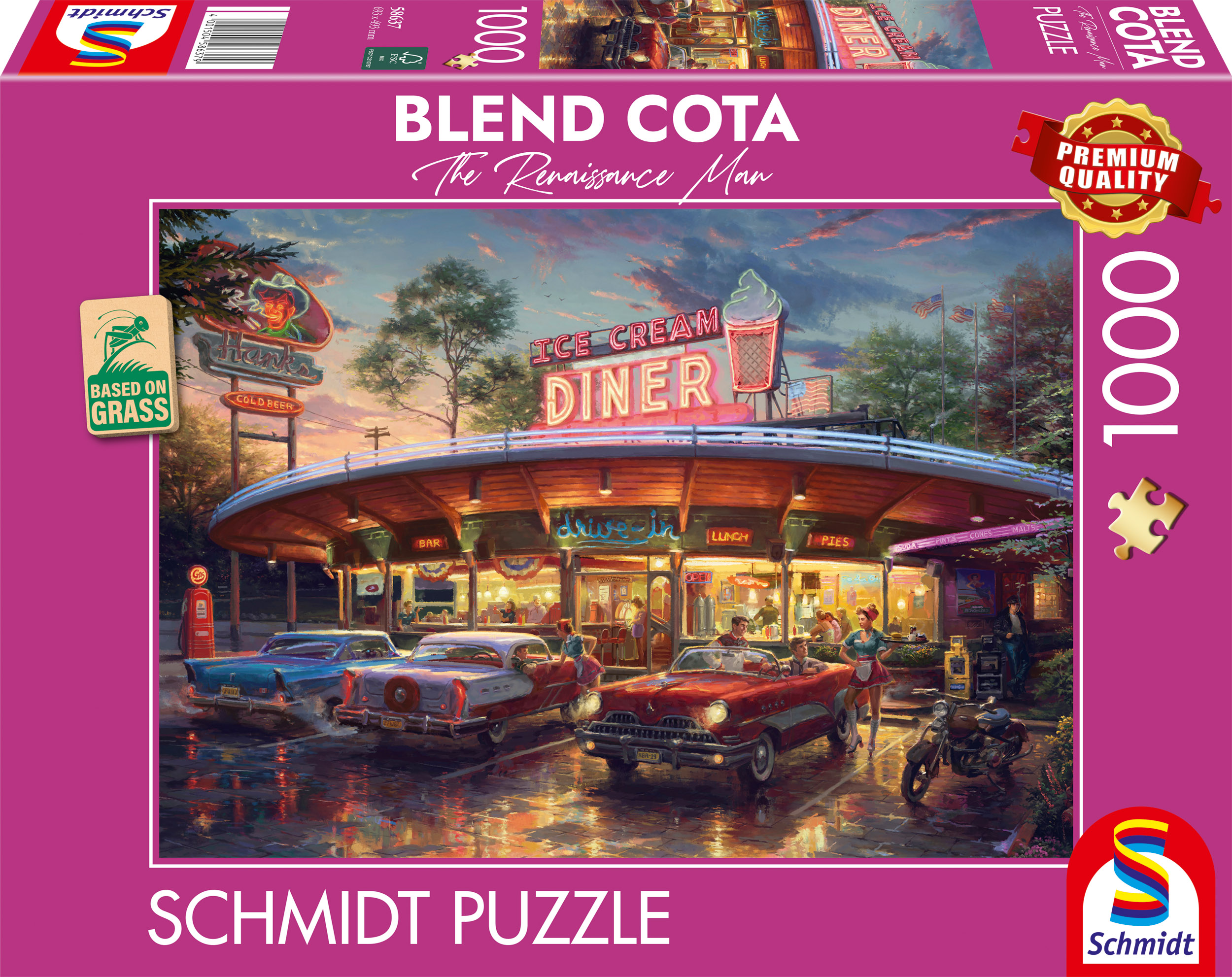 Schmidt - American diner - 1000 bitar