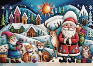 JaCaRou – Boho Christmas – 1000 bitar