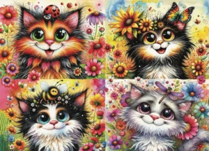 JaCaRou – Cat-Titude Squad – 1000 bitar