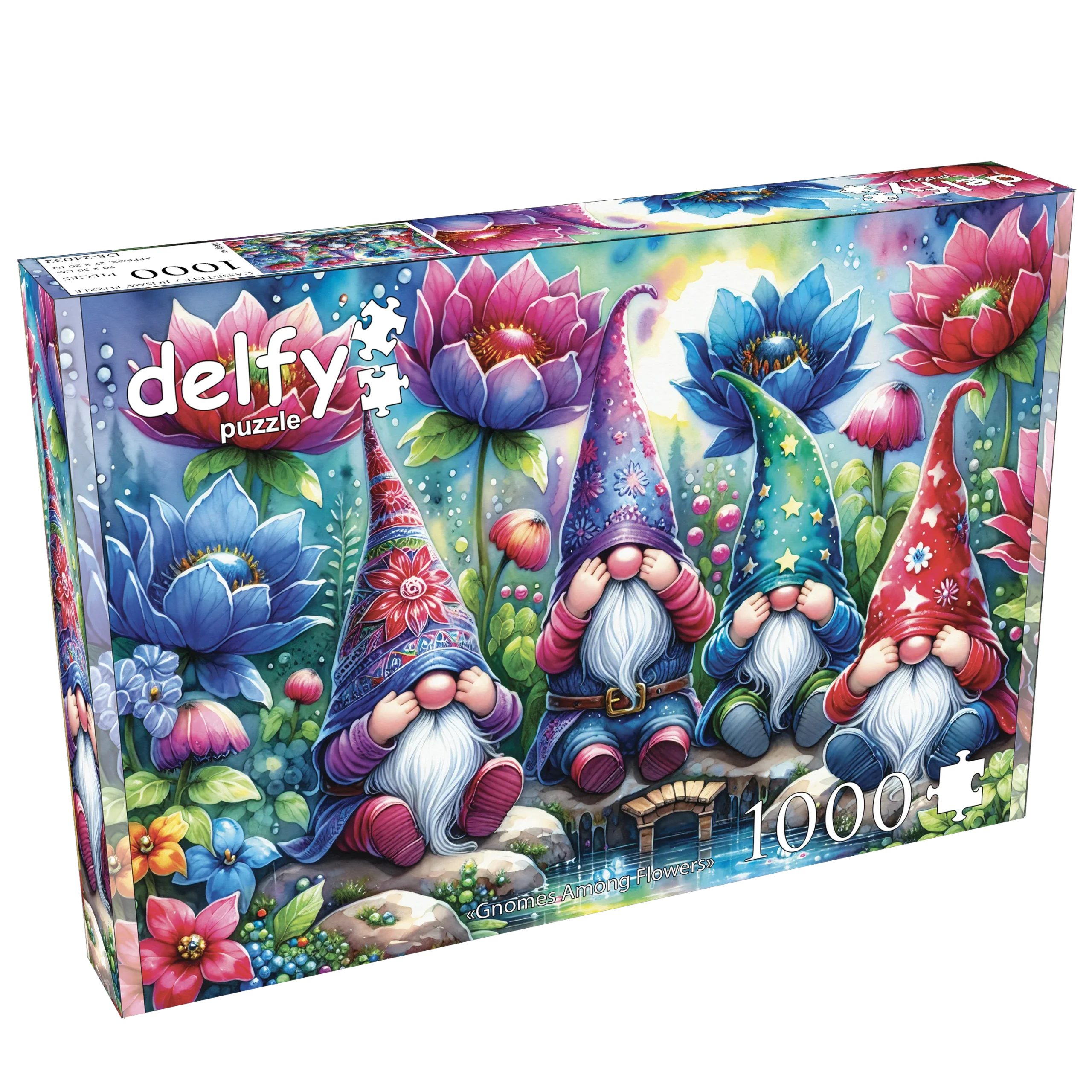 Delfy - Gnomes Among Flowers - 1000 bitar