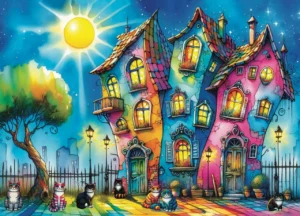 JaCaRou – Meowtiful Night – 1000 bitar