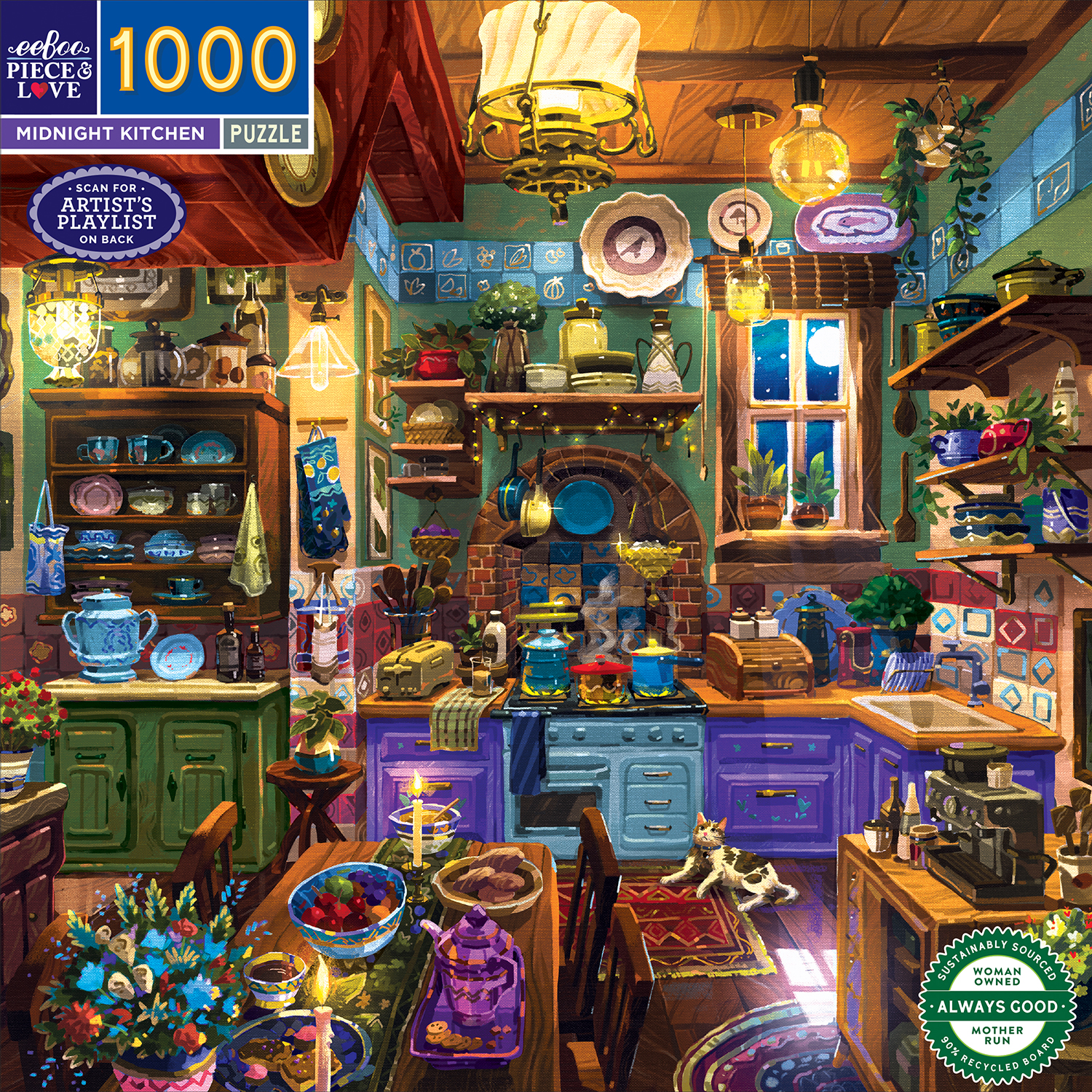 Eeboo - Midnight Kitchen - 1000 bitar