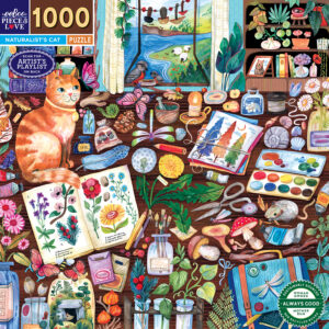 Eeboo – Naturalist’s Cat – 1000 bitar
