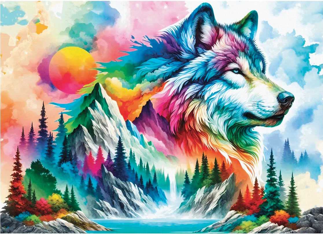 Delfy - Wolf of Many Hues - 1000 bitar - Bild 2