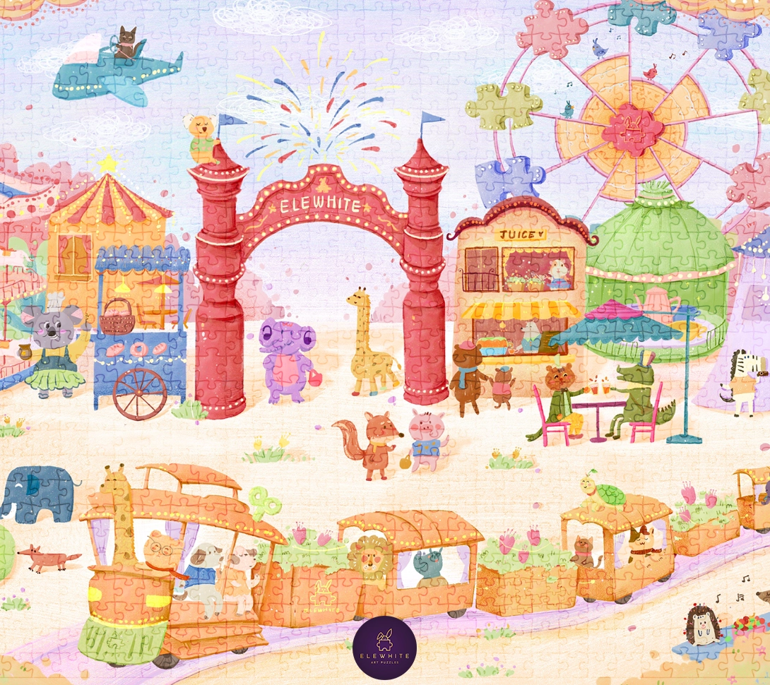 Elewhite - Colorful Amusement - 1000 bitar