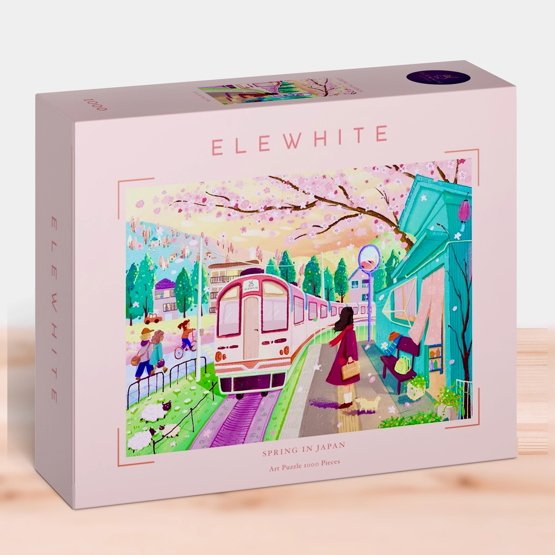 Elewhite - Spring in Japan - 1000 bitar