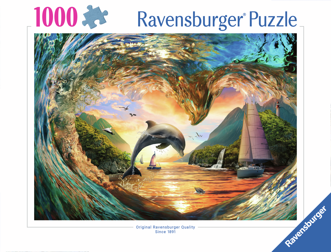 Ravensburger - Sunset Splash - 1000 bitar