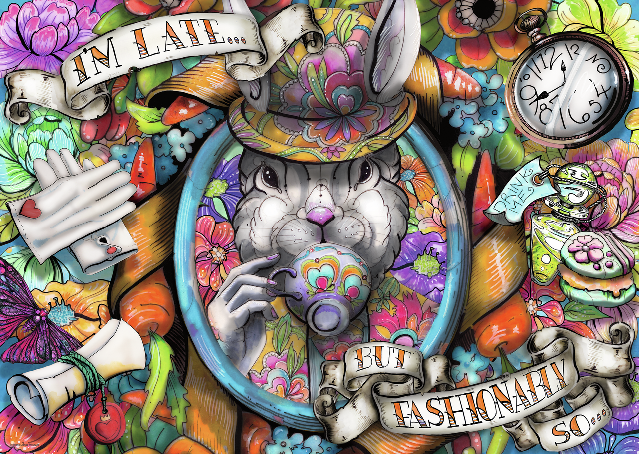 Ravensburger - Fashionably Late - 1000 bitar
