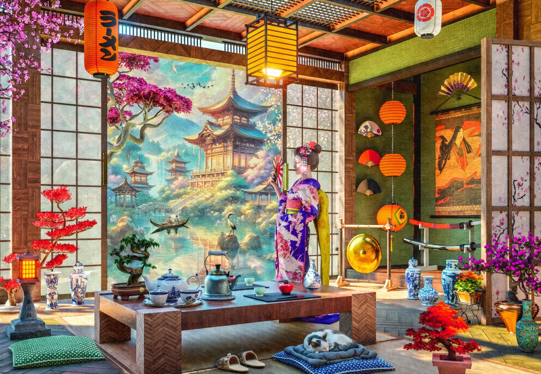 Bluebird - Japan Tea Room - 1000 bitar