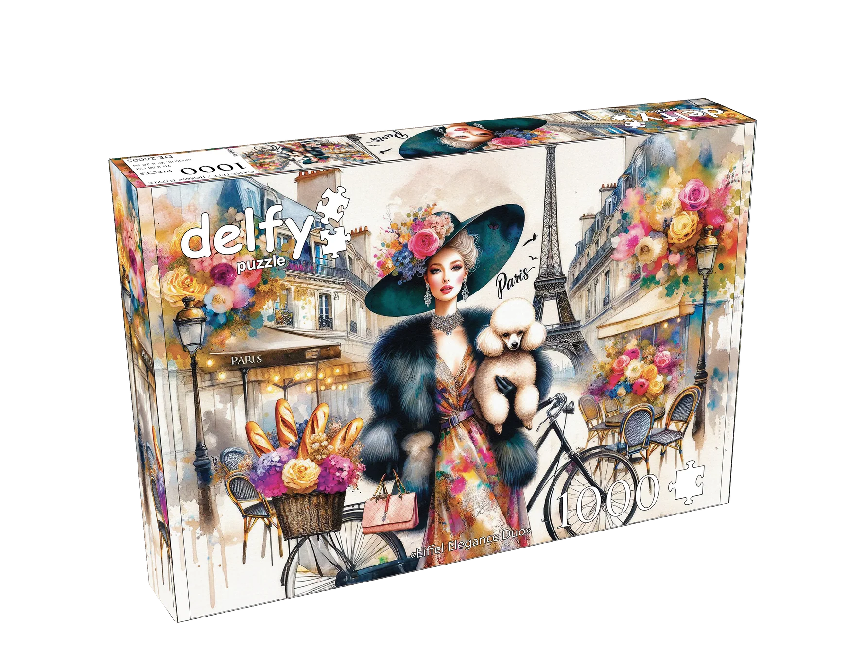 Delfy - Eiffel Elegance Duo - 1000 bitar