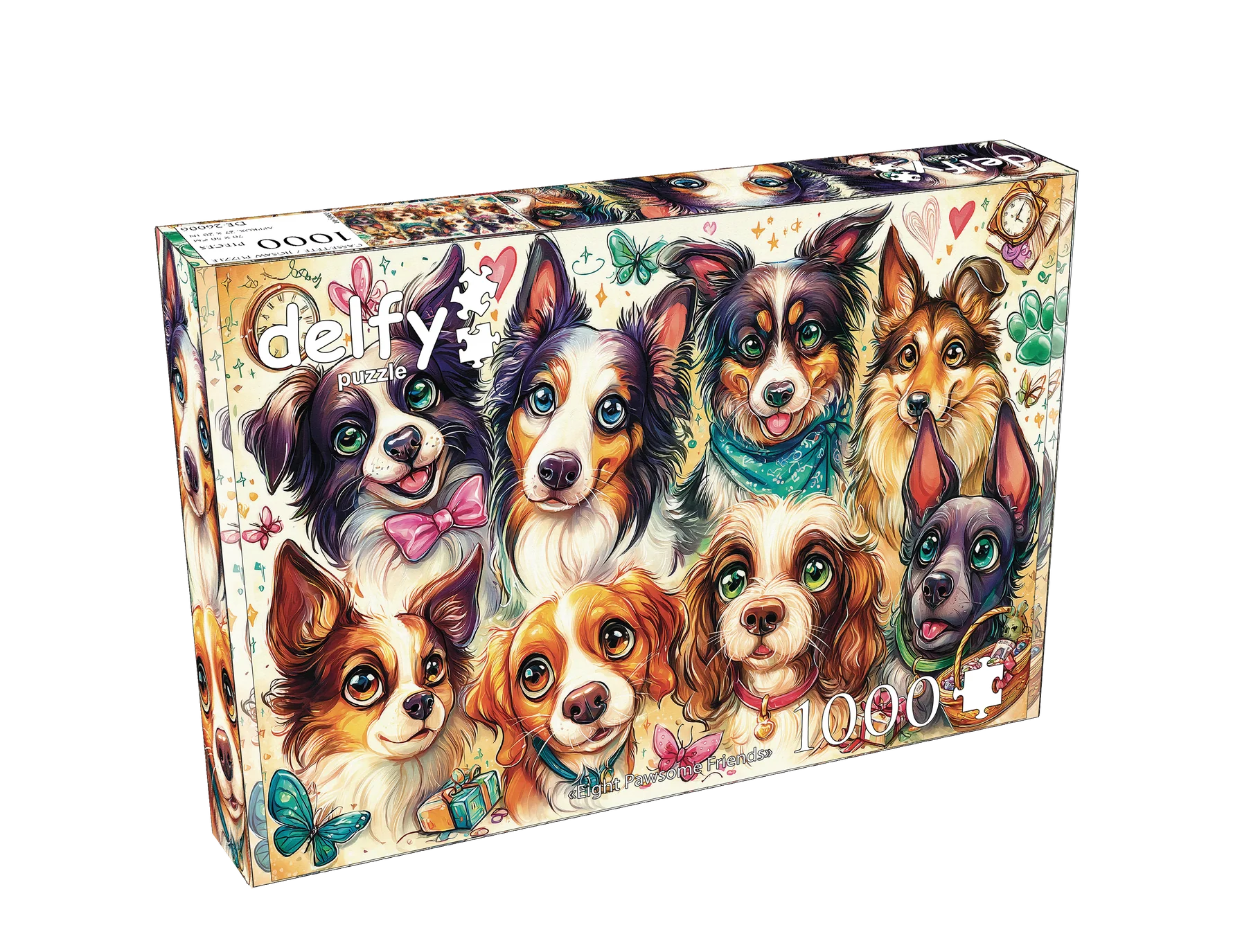 Delfy - Eight Pawsome Friends - 1000 bitar