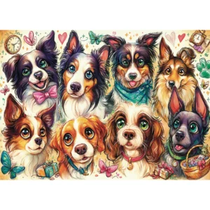 Delfy – Eight Pawsome Friends – 1000 bitar