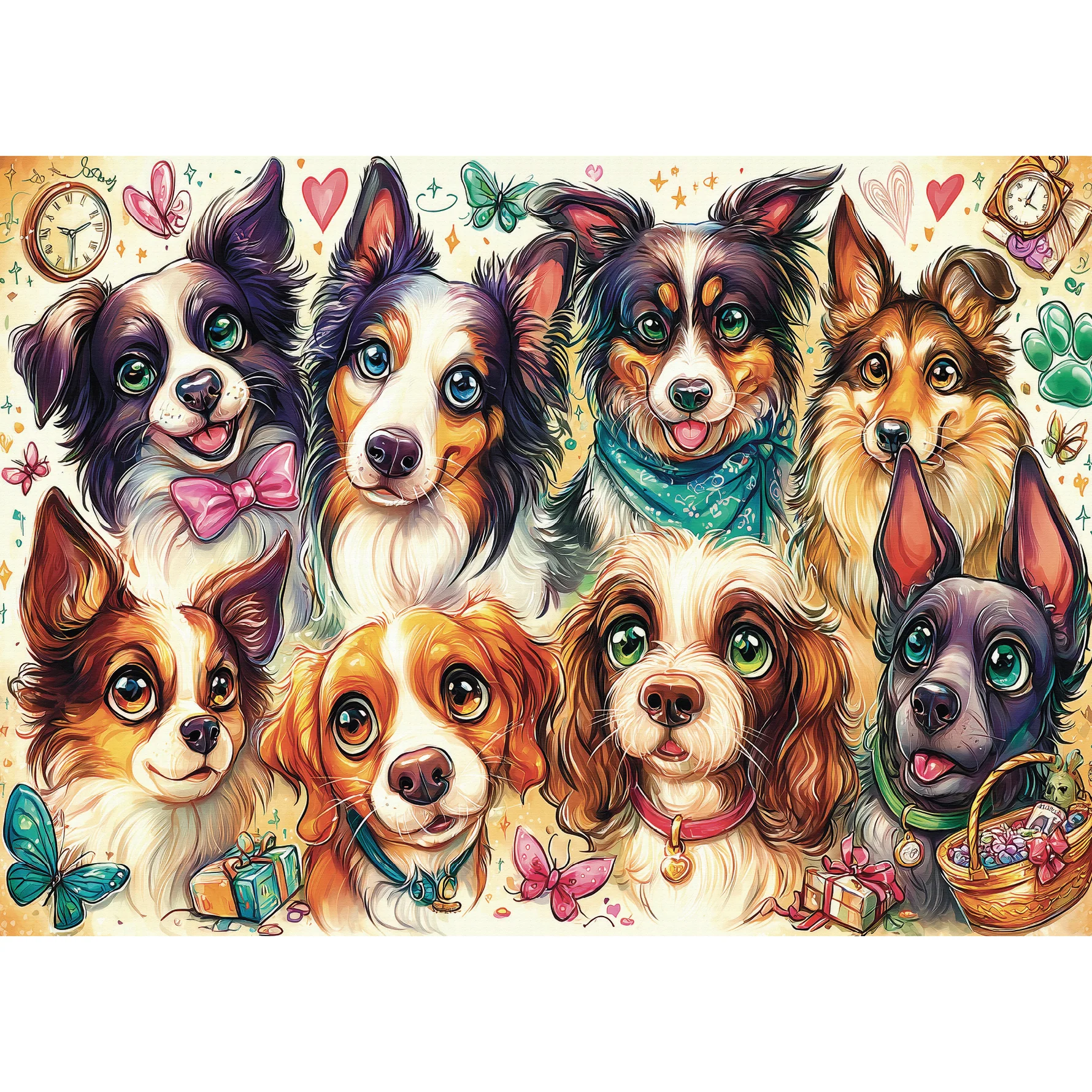 Delfy - Eight Pawsome Friends - 1000 bitar - Bild 2