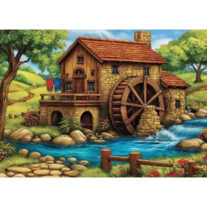 Delfy – Golden Watermill Afternoon – 1000 bitar