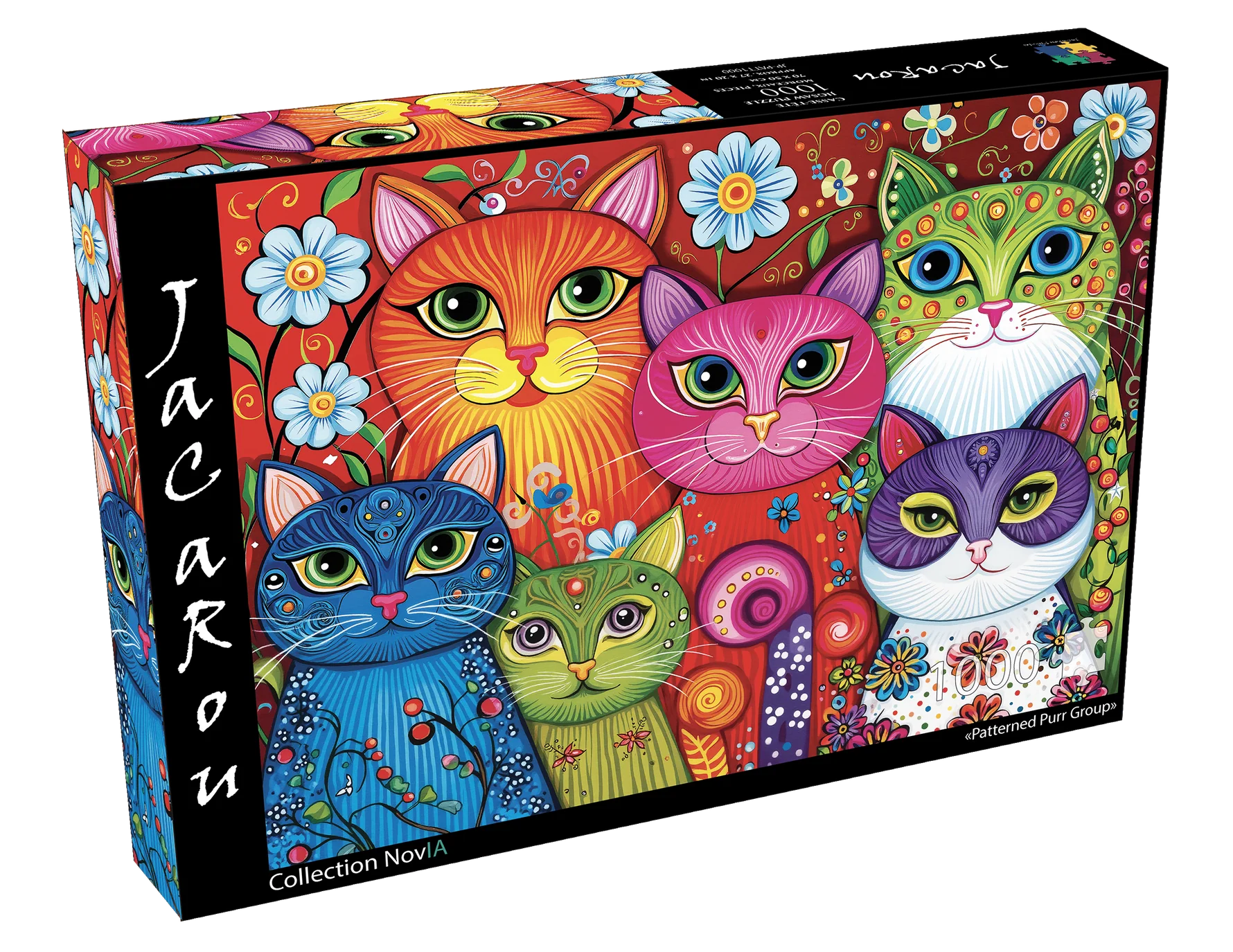 JaCaRou - Patterned Purr Group - 1000 bitar