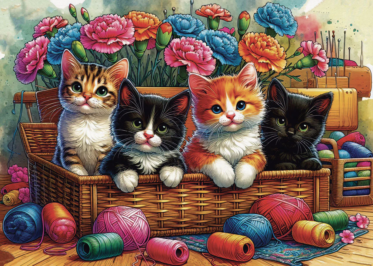JaCaRou - Playful Basket Quartet - 1000 bitar